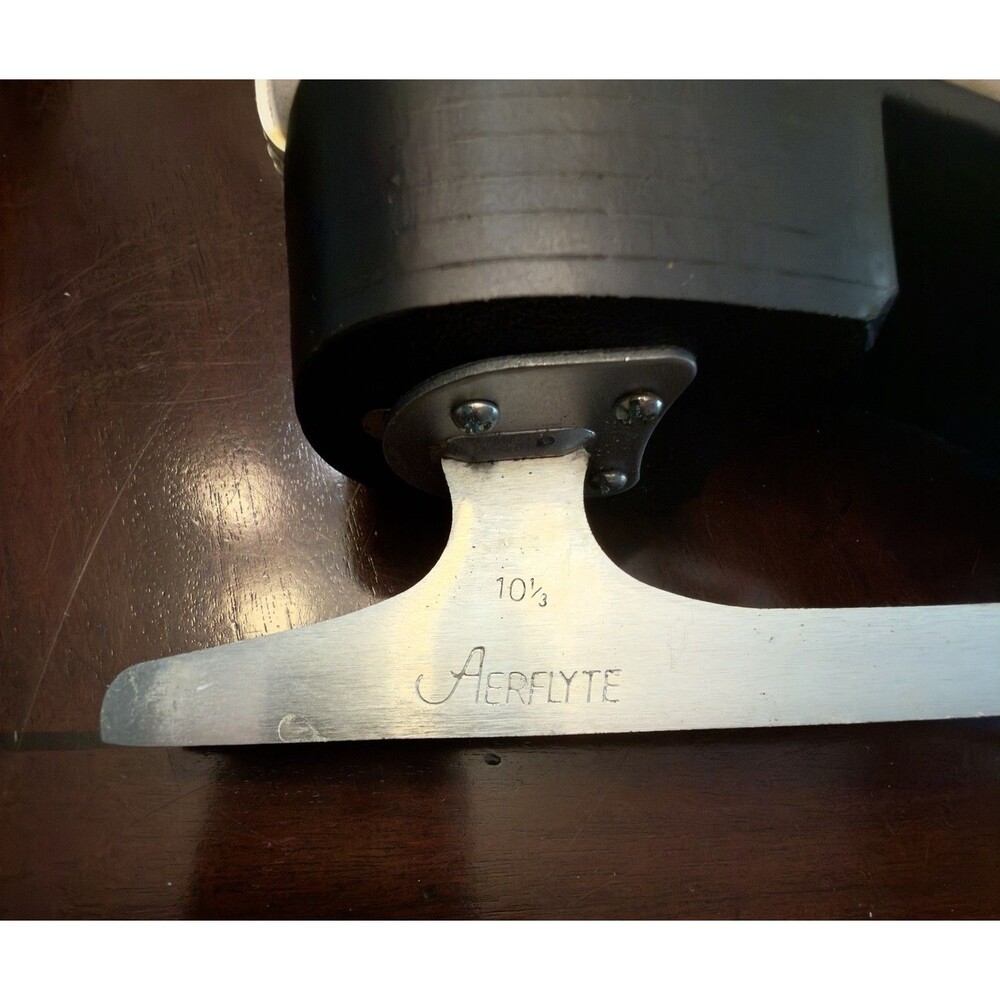 Aerflyte Ice Skates NEW Vintage Style Figure Skates Unisex Leather Classic - Picture 7 of 10